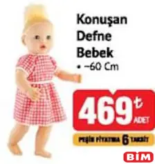 KONUŞAN DEFNE BEBEK 60 CM KONUŞAN DEFNE BEBEK 60 CM